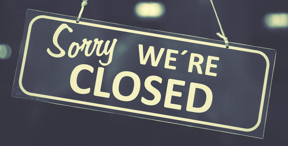 Closed – Saturday – 11th August 2018