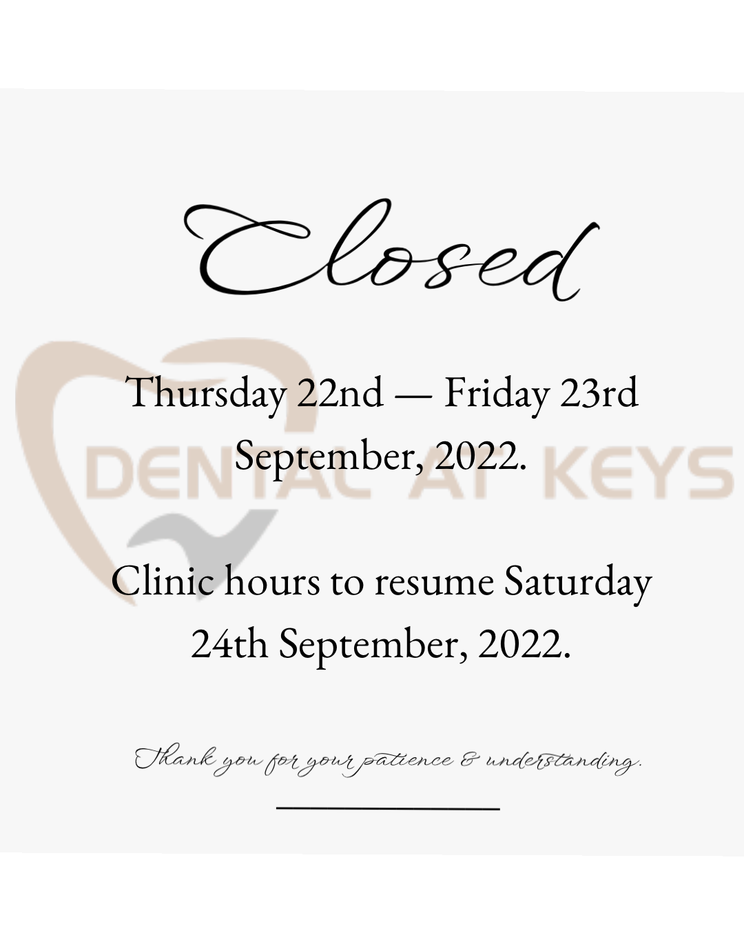 Closed – Public Holiday