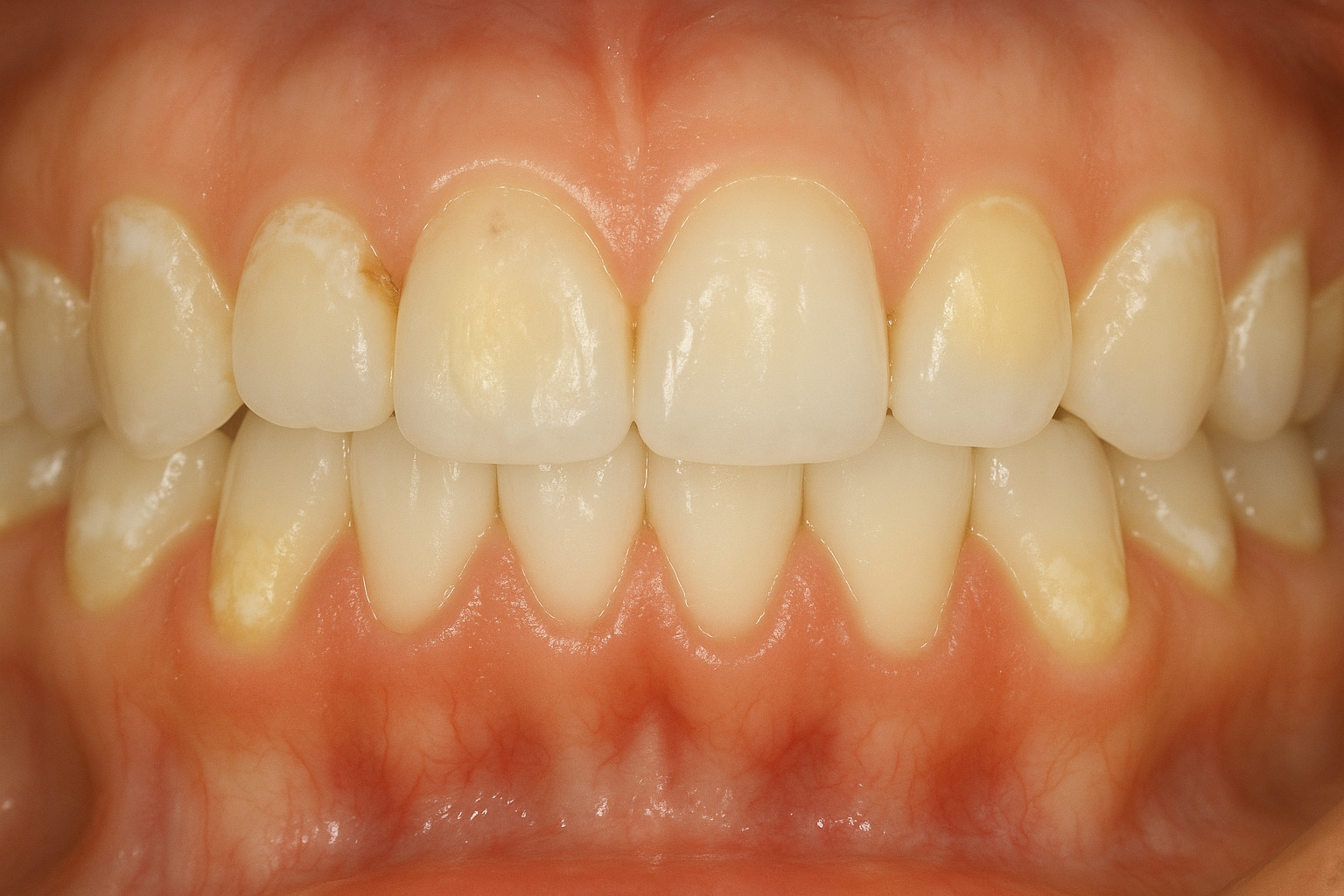 White Spot Lesions (Demineralisation of Teeth)