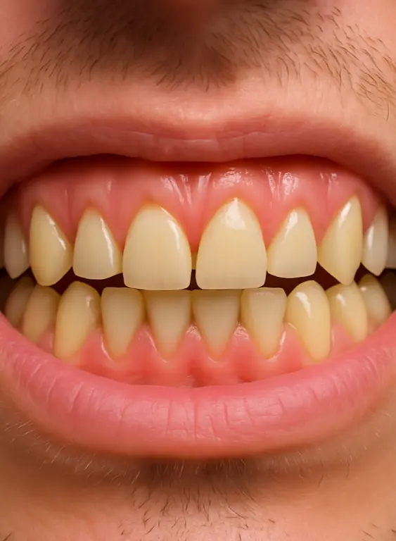 Close Up Of Gum Infection